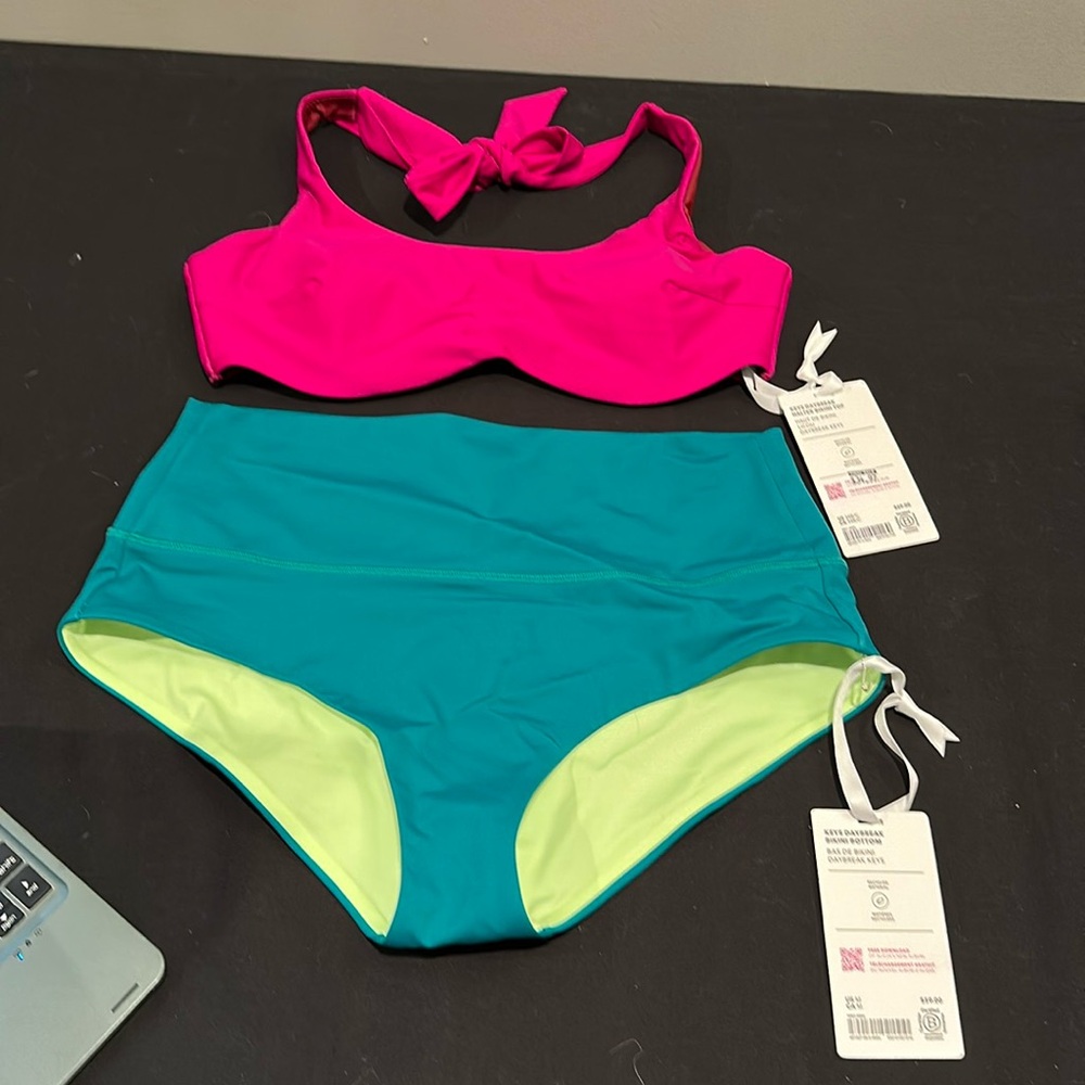 Athleta Alicia Keys 2pc swim sz 34B/Med